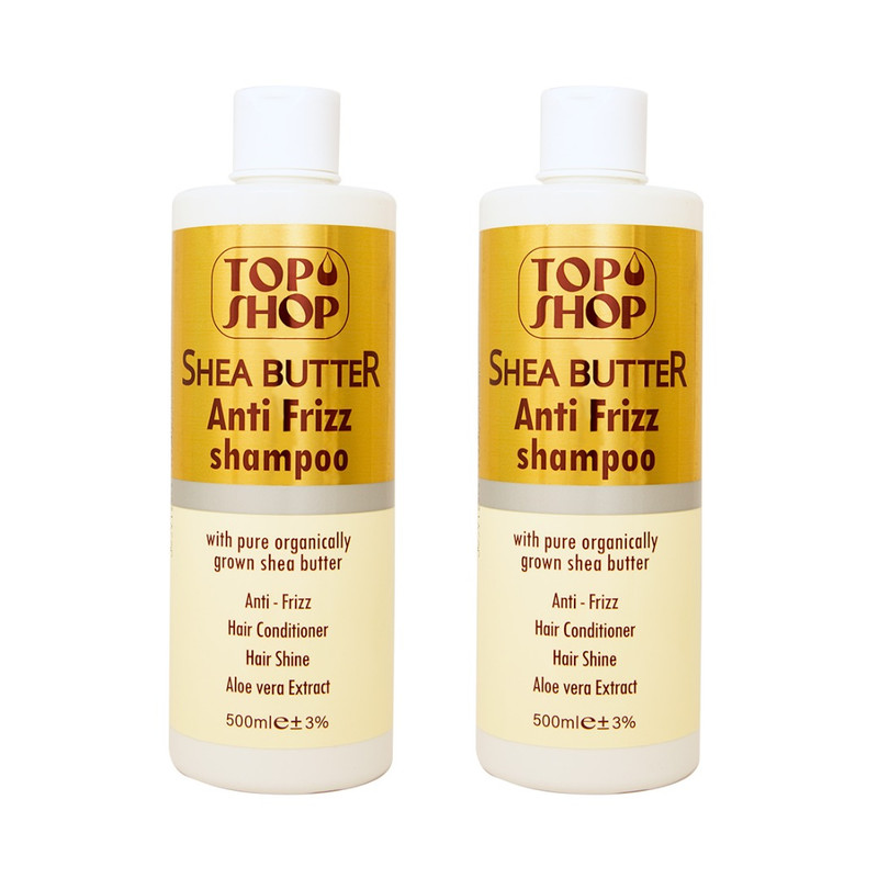 شامپو مو تاپ شاپ مدل ضد وز شی باتر حجم 500 میلی لیتر