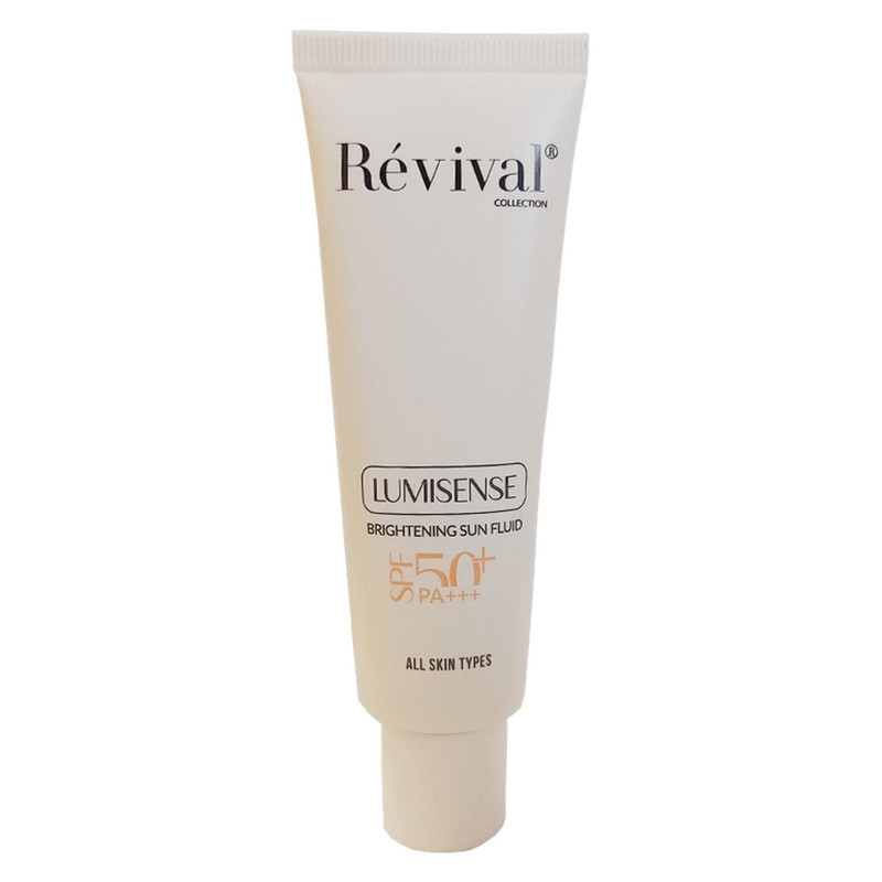 فلوئید ضد آفتاب کلکسیون رویوال spf50 مدل LUMISENSE  مناسب انواع پوست حجم 50 میلی لیتر
