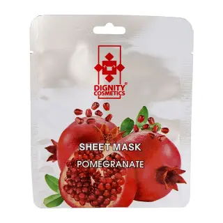 ماسک صورت نقابی دیگنیتی حاوی عصاره انار مناسب پوست چرب