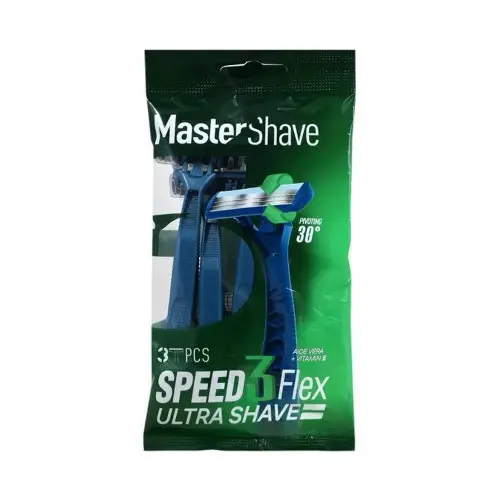 خودتراش 3لبه مستر شیو مدل speed 3 flex ultra بسته 3 عددی