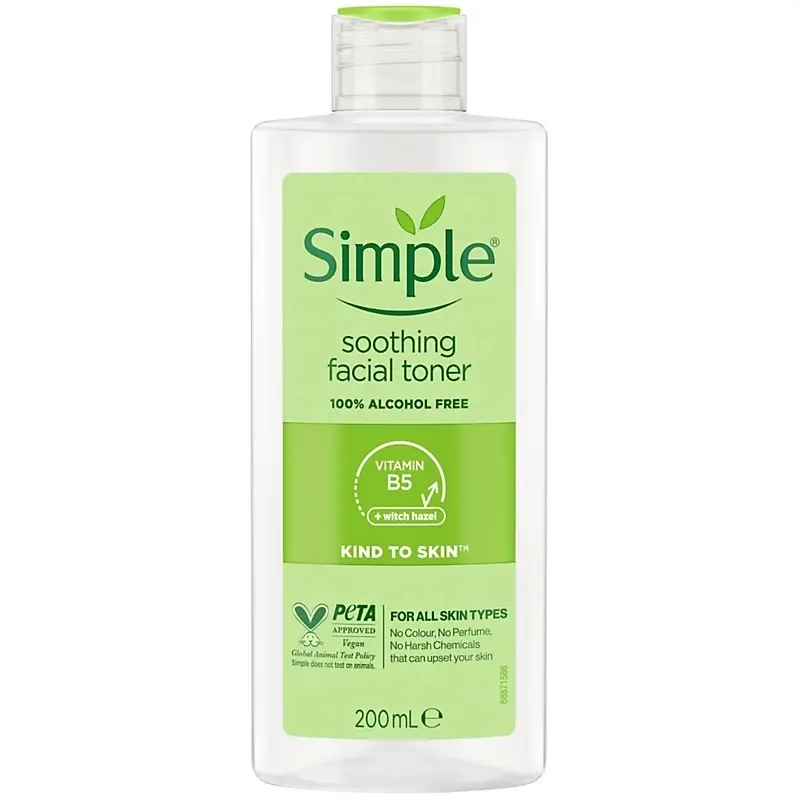 تونر سیمپل مناسب انواع پوست حجم 200 میل