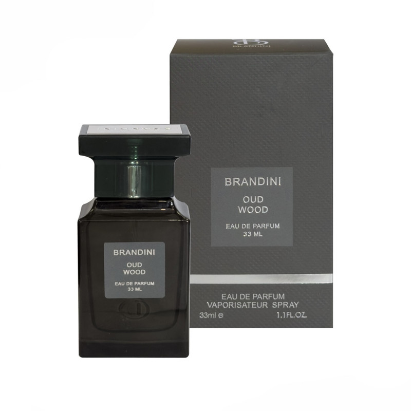عطر جیبی مردانه برنديني مدل عود وود با رایحه گرم حجم ٣٣ میلی لیتر