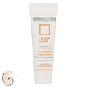 کرم ضد آفتاب بدون رنگ درماتیپیک، SPF50، مدل هیدرا، مناسب پوست نرمال تا خشک و حجم 50 میلی‌لیتر
