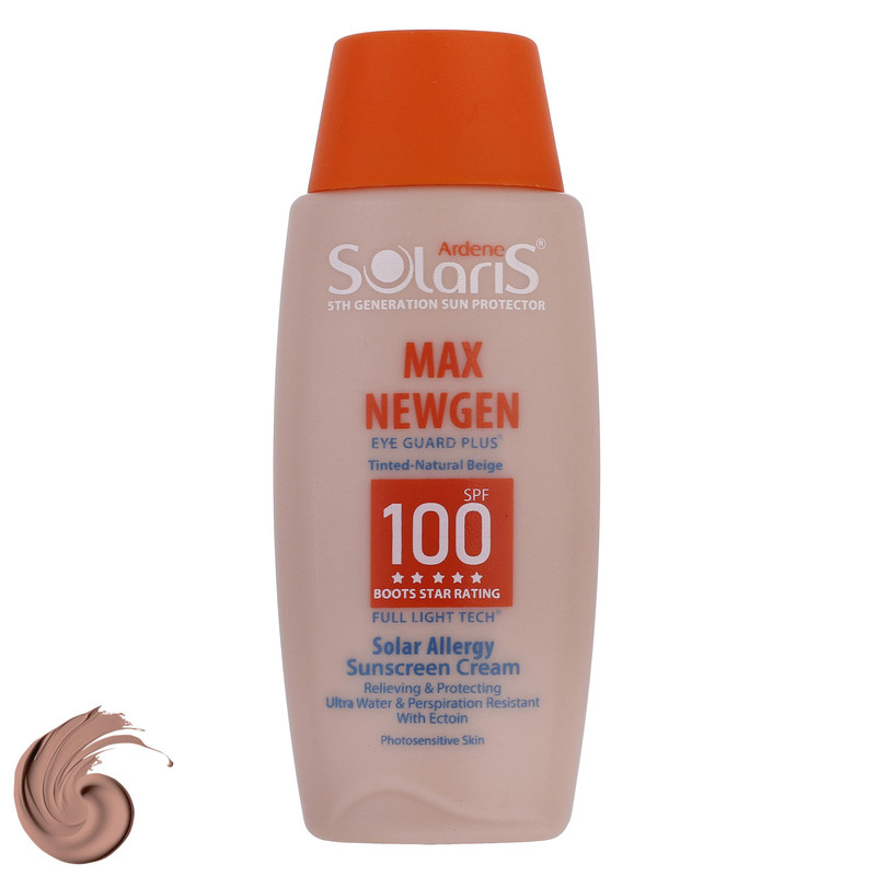 کرم ضد آفتاب رنگی آردن سولاریس SPF100 مدل Max Newgen
