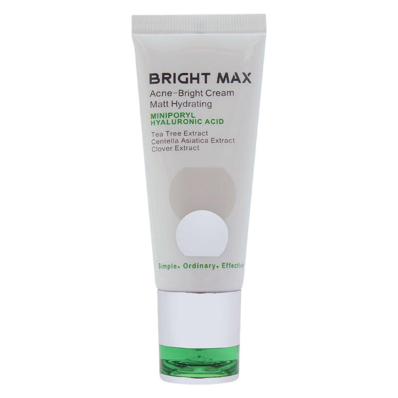 کرم مرطوب‌کننده برایت مکس مدل 03، مخصوص پوست چرب و آکنه دار، حجم 40 میلی‌لیتری