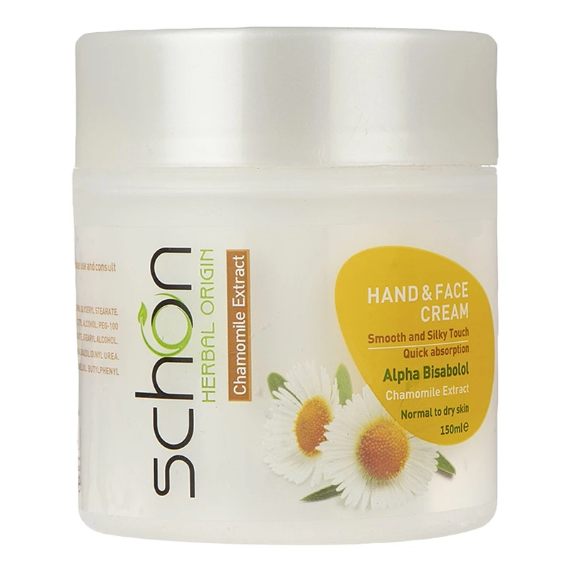 کرم مرطوب‌کننده دست و صورت شون مدل عصاره بابونه حجم 150 میلی‌لیتر
